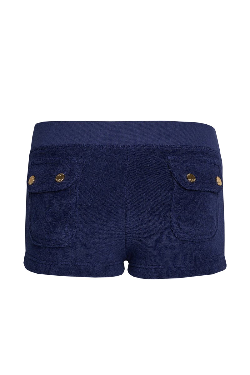 GIRLS MONOCHROME TERRY SHORTS-23610008-425