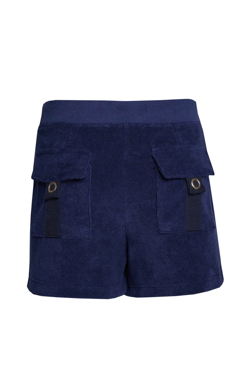 TEENS MONOCHROME TERRY SHORTS-23610009-425