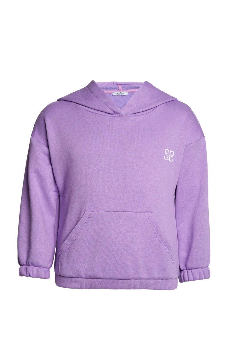 GIRLS HOODED COTTON SWEATSHIRT-23612041-800