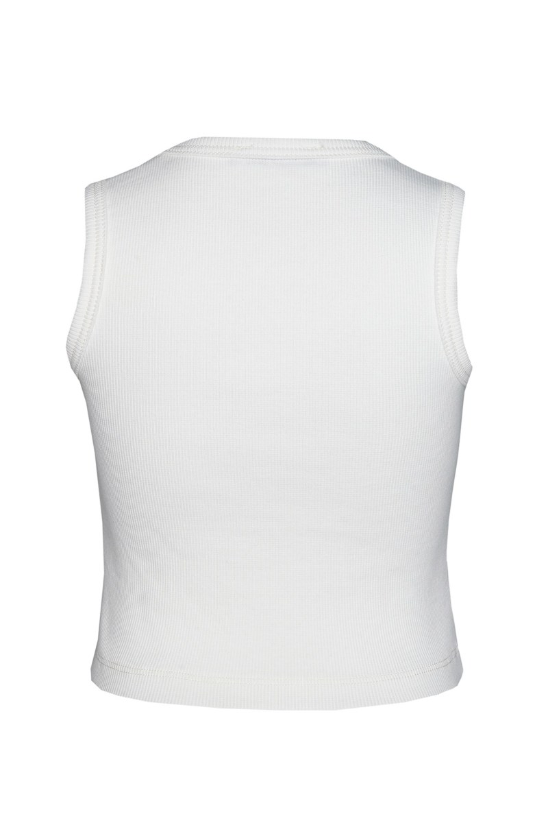 GIRLS RIBBED CROP TOP-23612091-102