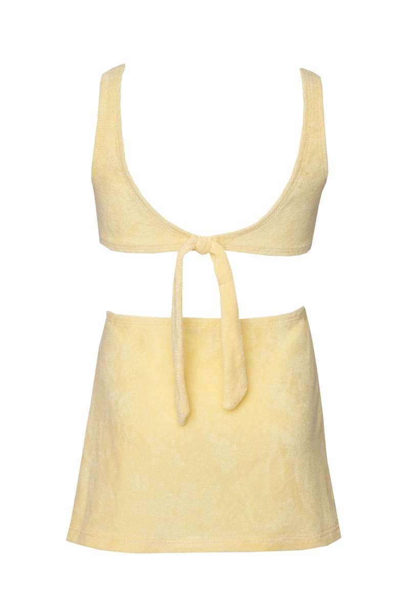 GIRLS TERRY DRESS WITH DECORATIVE RING-23614234-601