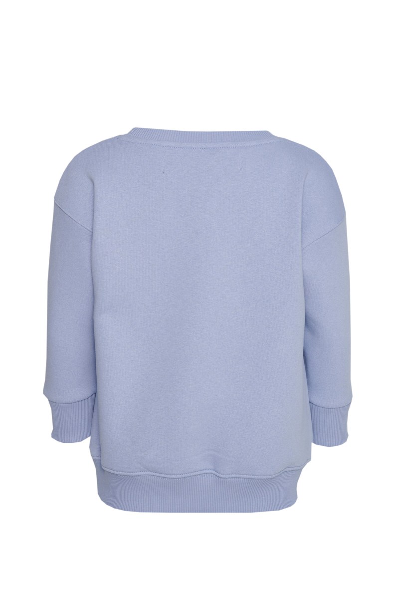 PRINTED COTTON OVERSIZED SWEATSHIRT FOR GIRLS-23632016-431