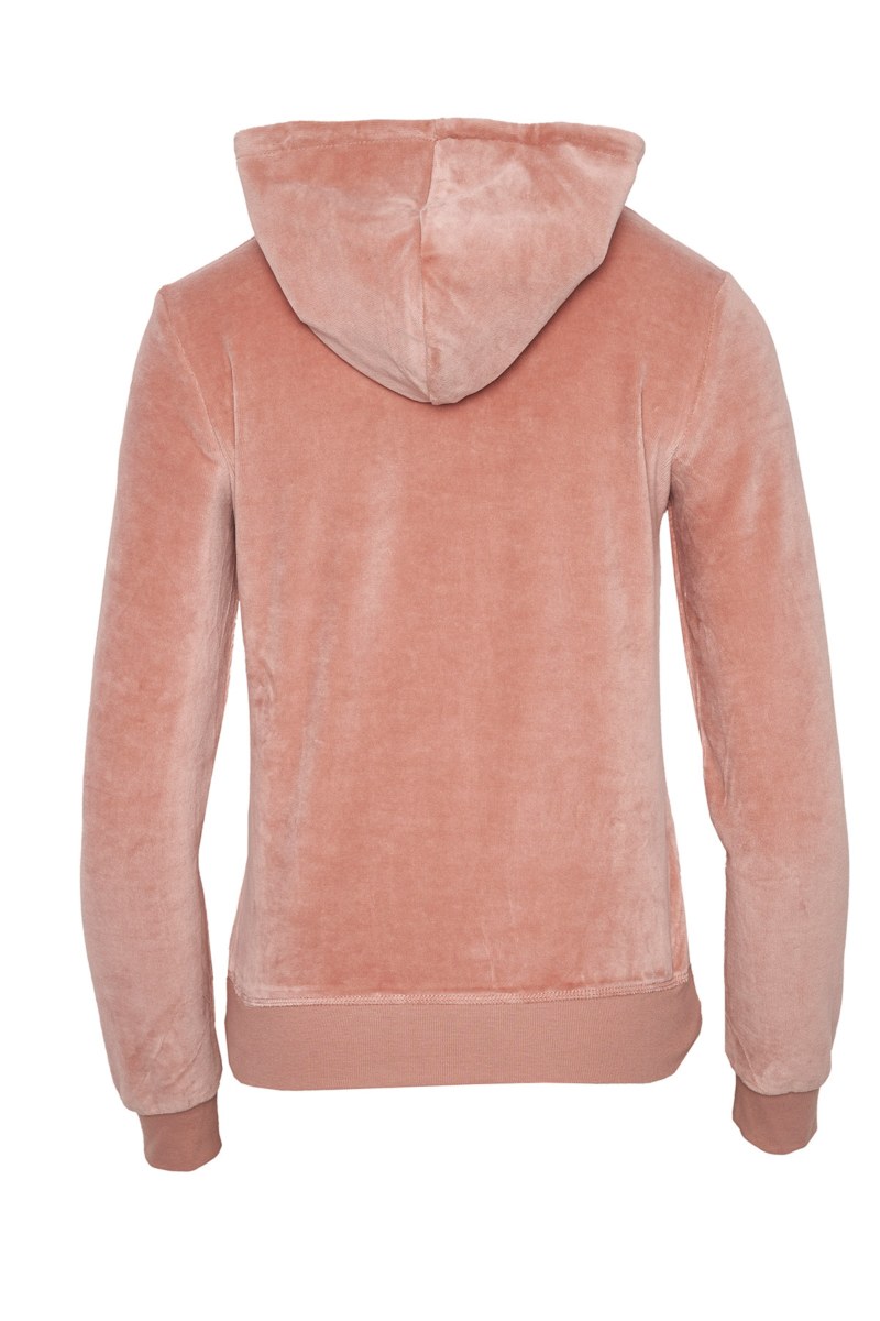 HOODED VELOUR JACKET FOR TEENS-23633000BG-835