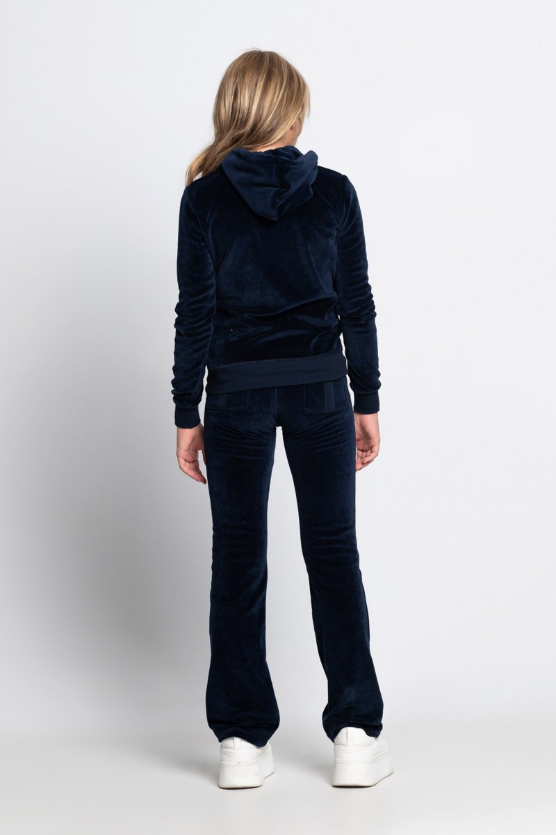 HOODED VELOUR JACKET FOR TEENS-23633000-425