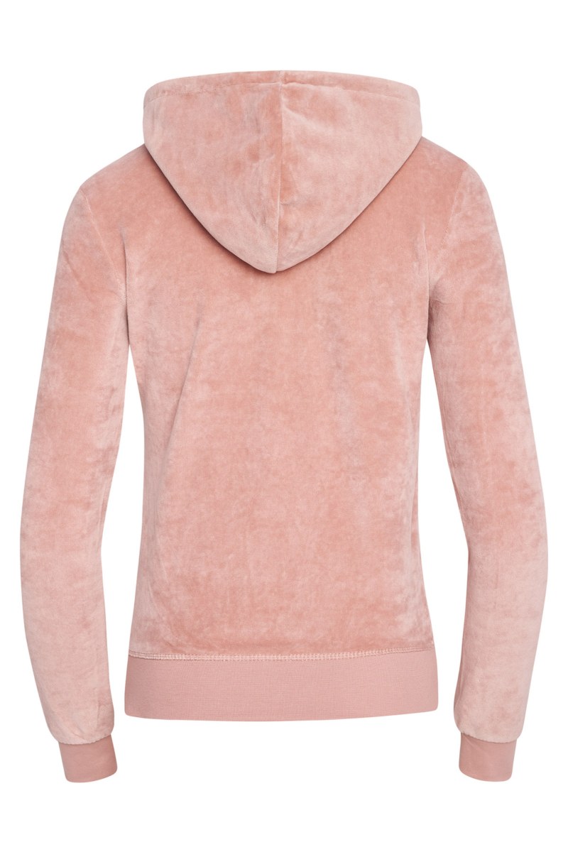 HOODED VELOUR JACKET FOR TEENS-23633000-835