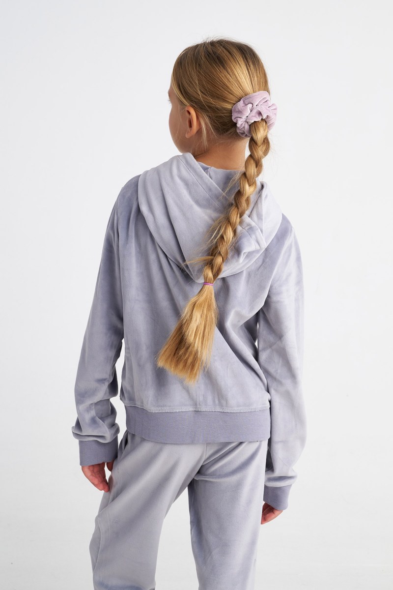 SUPER SOFT VELOUR MONOCHROME GIRLS TRACKSUIT SET-23638000-203