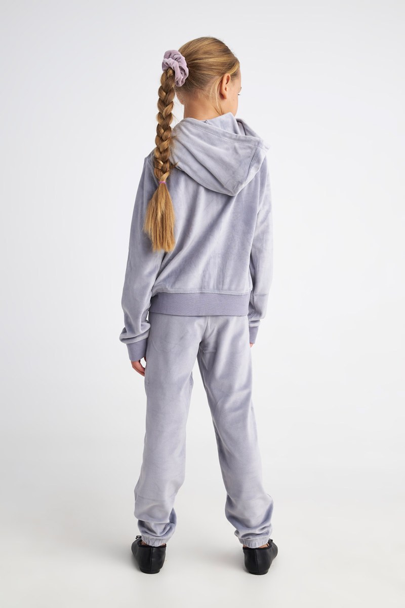 SUPER SOFT VELOUR MONOCHROME GIRLS TRACKSUIT SET-23638000-203