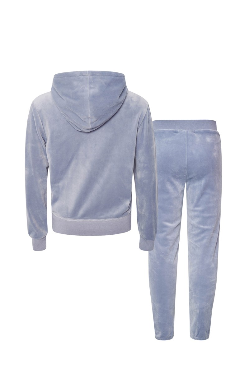 SUPER SOFT VELOUR MONOCHROME GIRLS TRACKSUIT SET-23638000-203