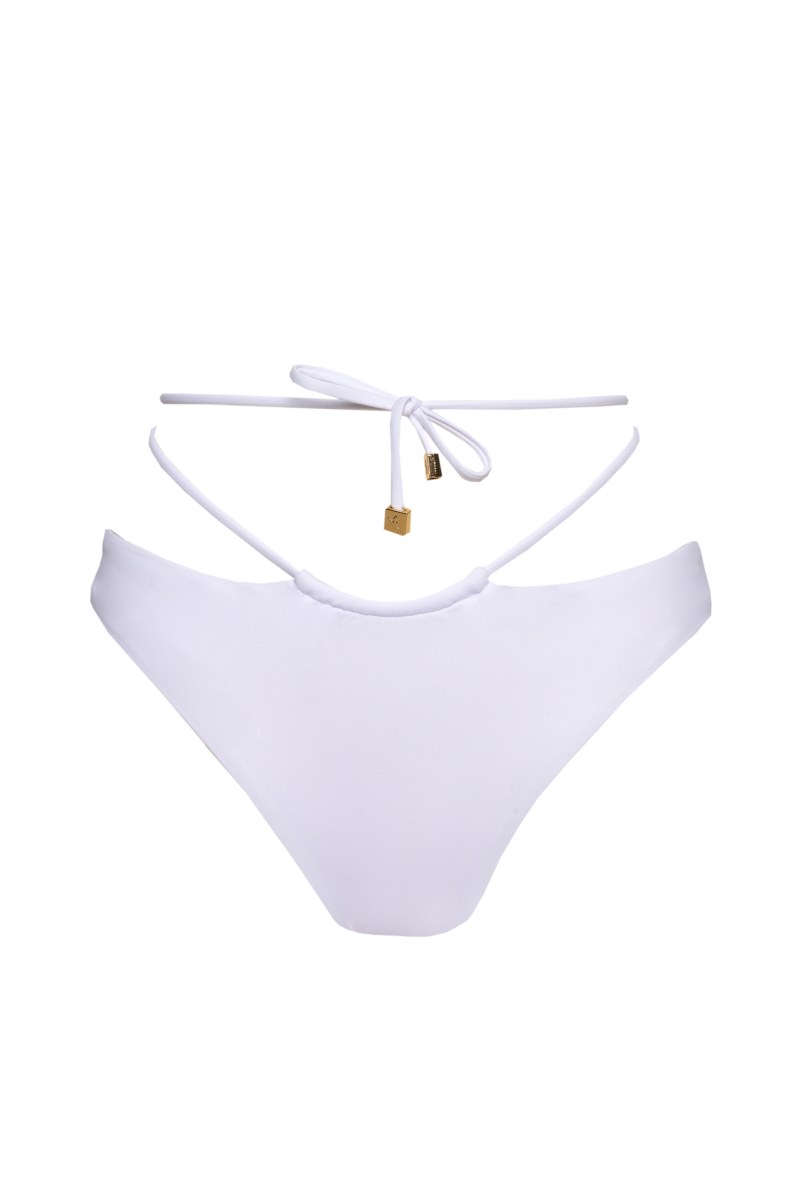 'V' CUT FASHION SOLIDS SWIMWEAR BIKINI BOTTOM-23802028-100