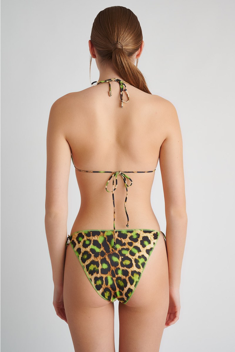 EXCLUSIVE LEOPARD PRINTED SWIMWEAR BIKINI SLIP-23802100-500
