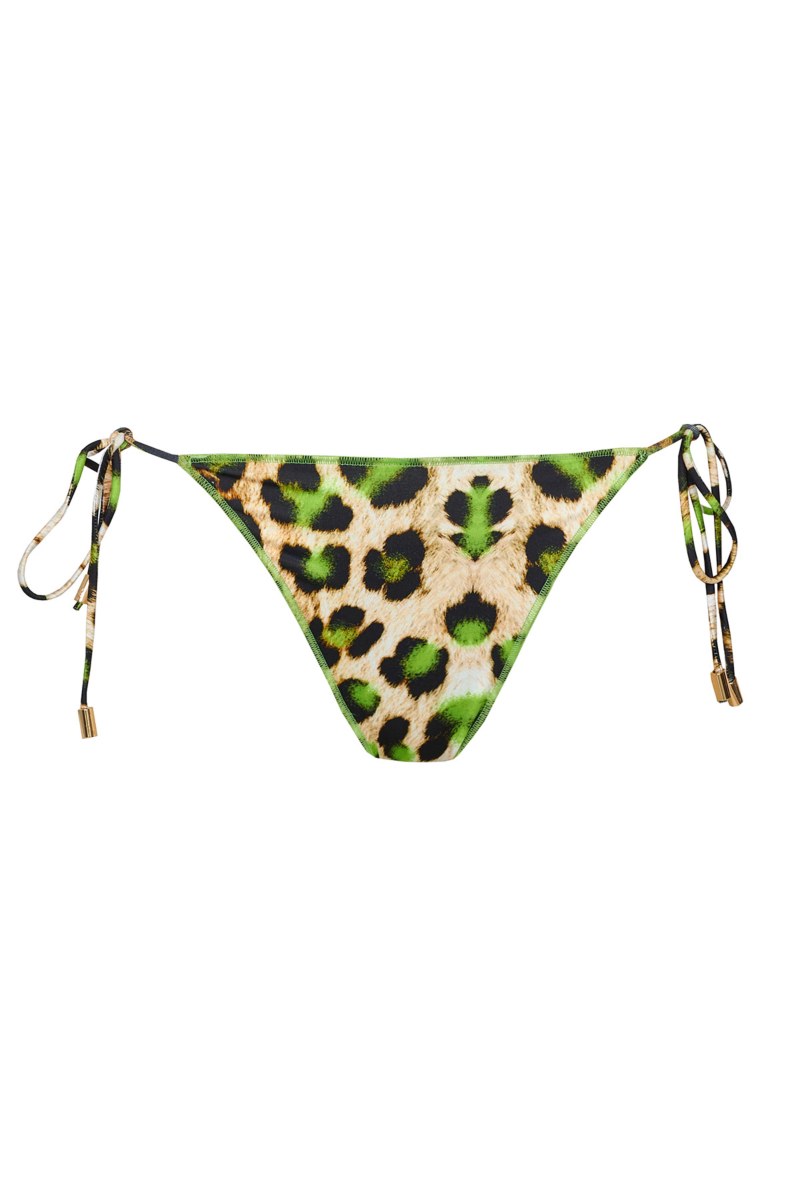 EXCLUSIVE LEOPARD PRINTED SWIMWEAR BIKINI SLIP-23802100-500