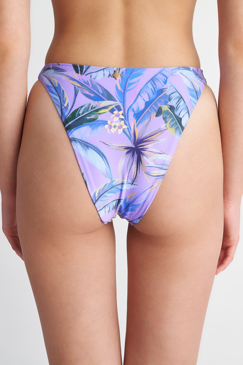 FLORAL PRINTED HIGH WAISTED SWIMWEAR BIKINI BOTTOM-23802337-800