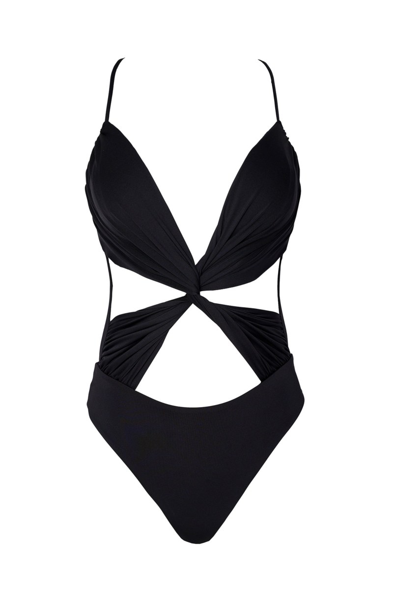 'V' PLUNGED ONEPIECE SWIMSUIT-23804360-110