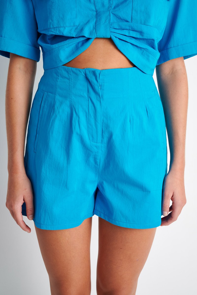 COTTON WIDE SHORTS-23810066-433