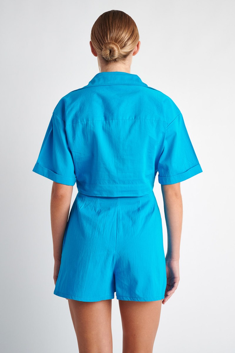 COTTON WIDE SHORTS-23810066-433