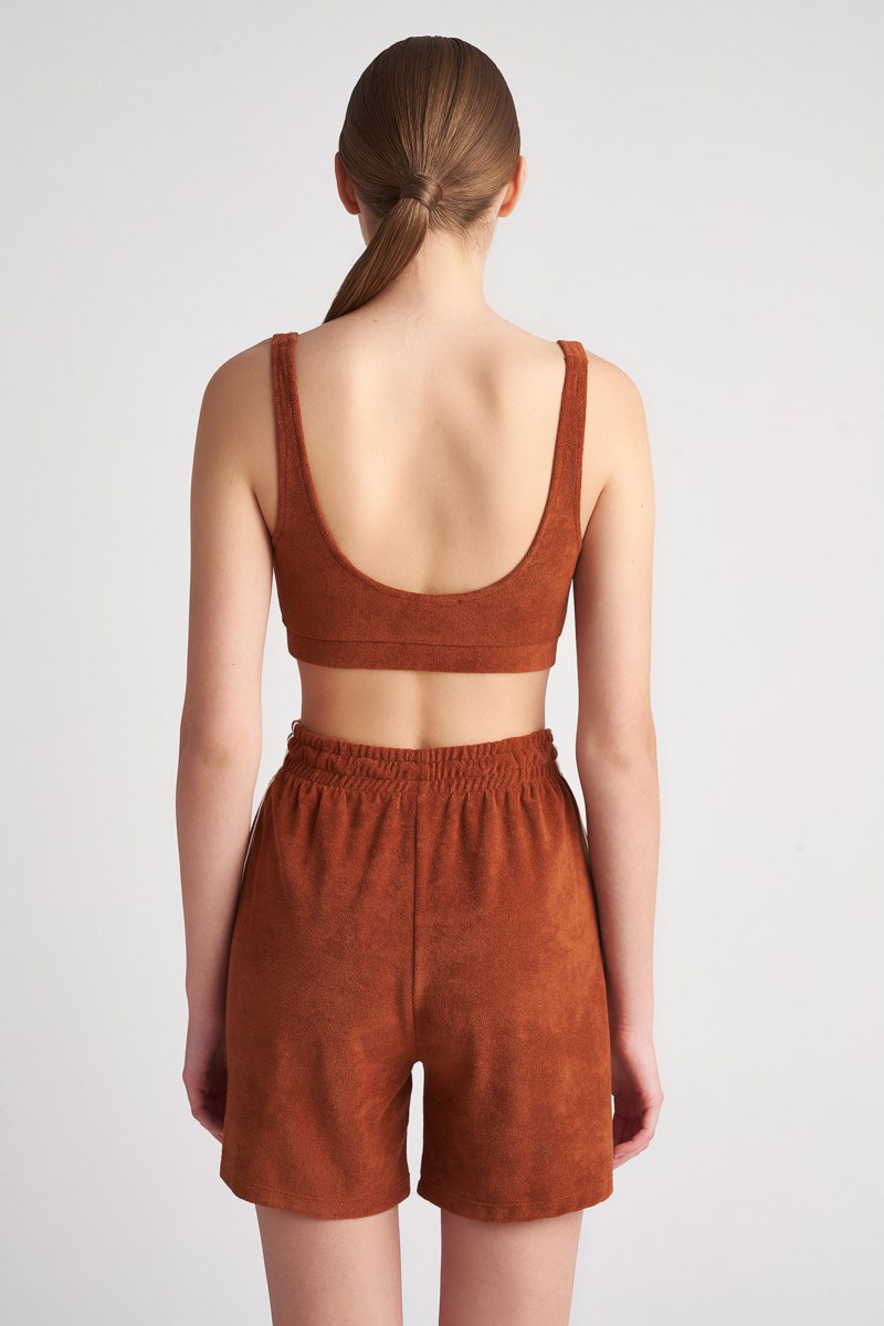 EXCLUSIVE TERRY SHORTS IN LOOSE FIT-23810134-330