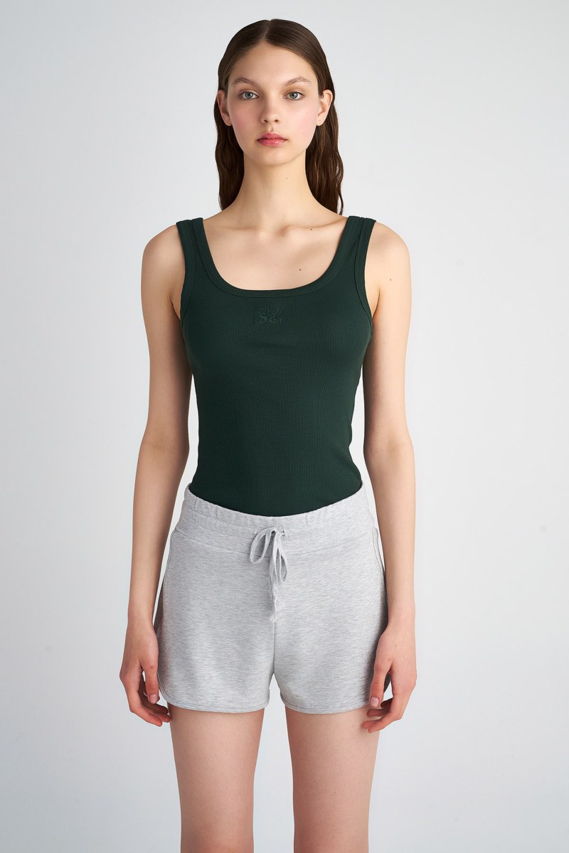 COTTON SHORTS IN SLIM FIT-23810201-210