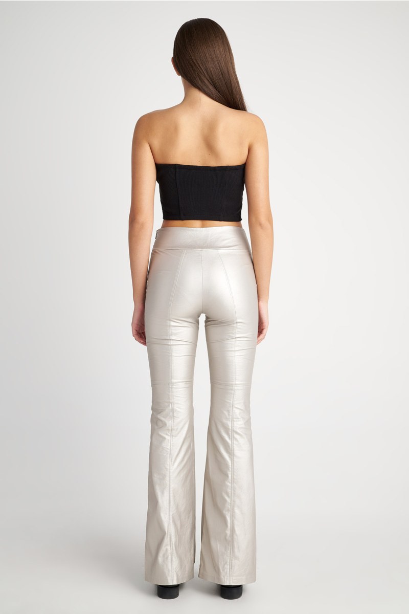 COTTON STRAPLESS TOP WITH ZIP-23812042-110