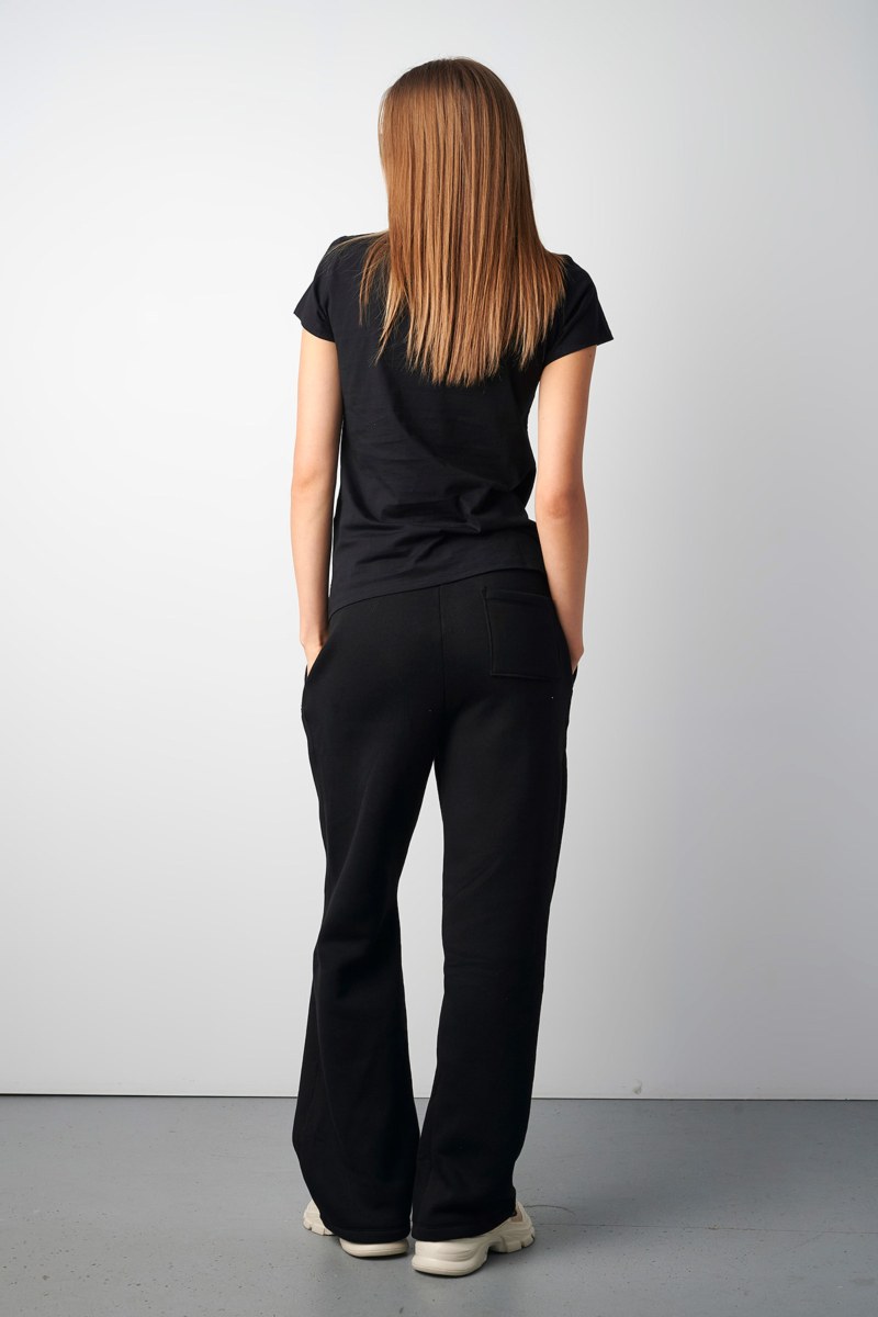 BASIC ORGANIC COTTON T-SHIRT IN 'V' NECKLINE-23812098-110