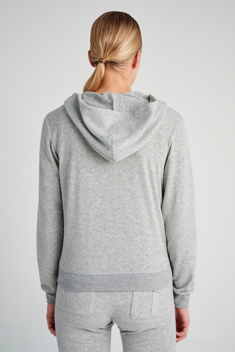 TERRY JACKET WITH STRASS ON THE HOOD-23813200-203