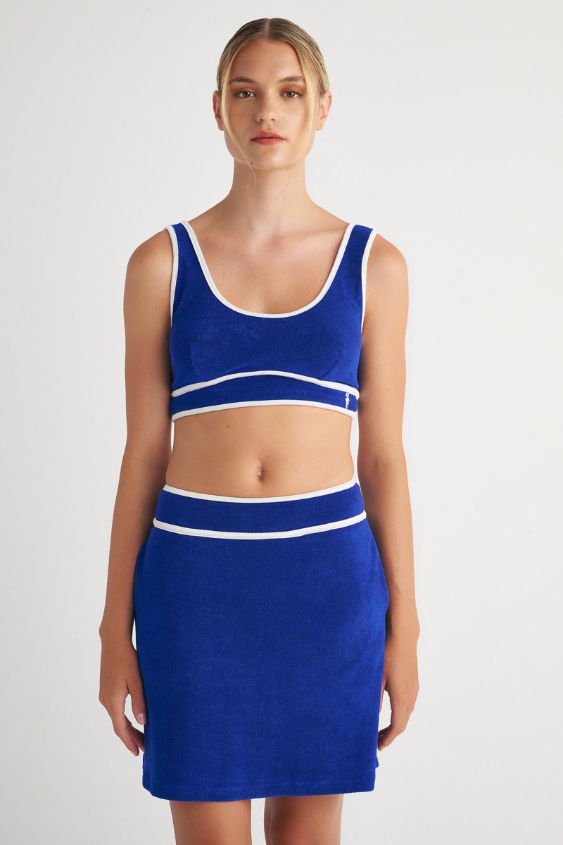 TERRY MINI SKIRT WITH STRIPES-23814157-426