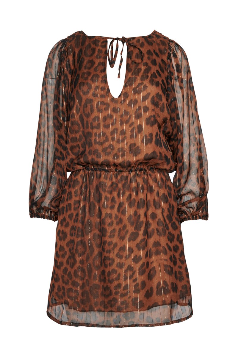 LEOPARD PRINTED MINI DRESS-23814190-331