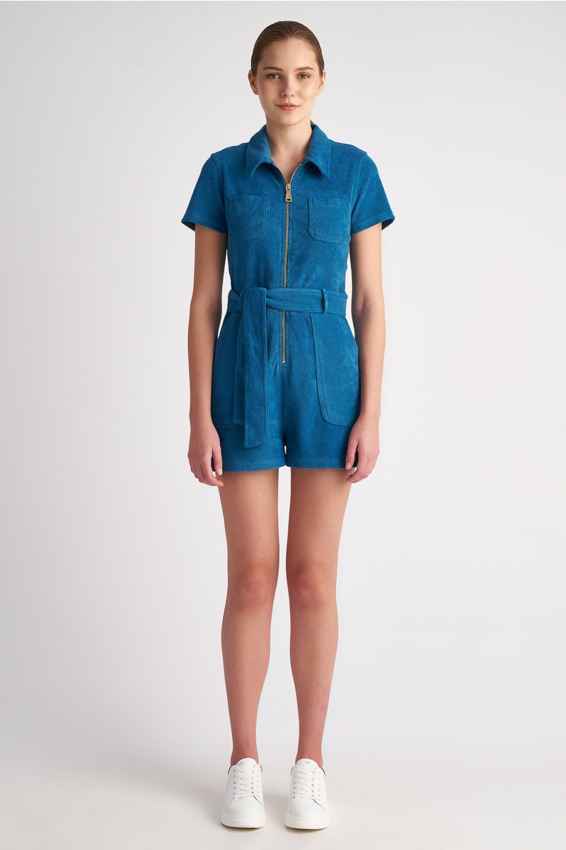 BELTED TERRY JUMPSUIT-23816024-413