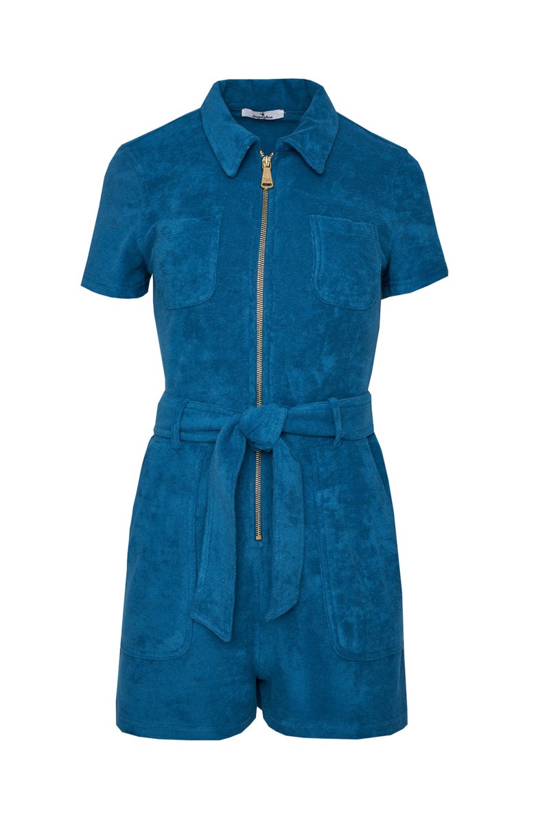 BELTED TERRY JUMPSUIT-23816024-413