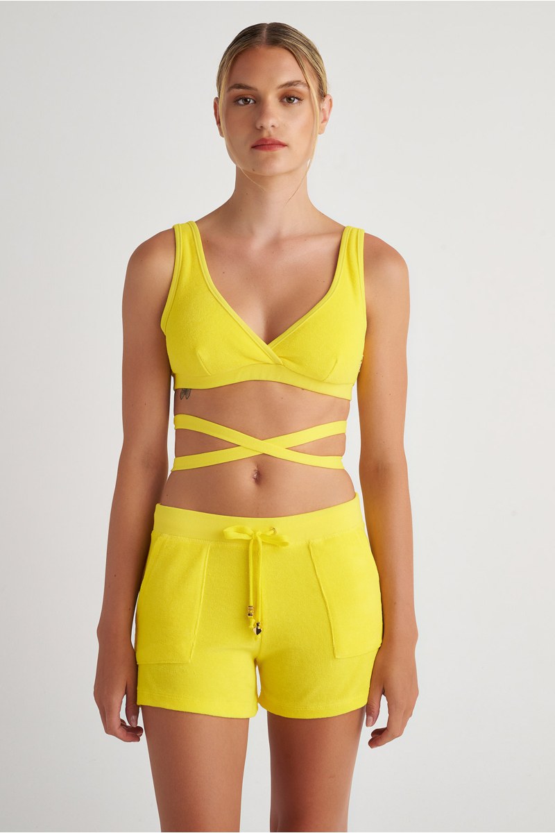 CROPPED TERRY BRALETTE-23818162-604