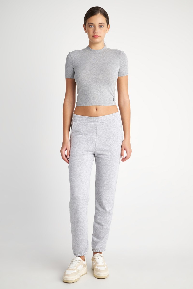 COTTON MOCK NECK CROPPED TOP-23832034-211