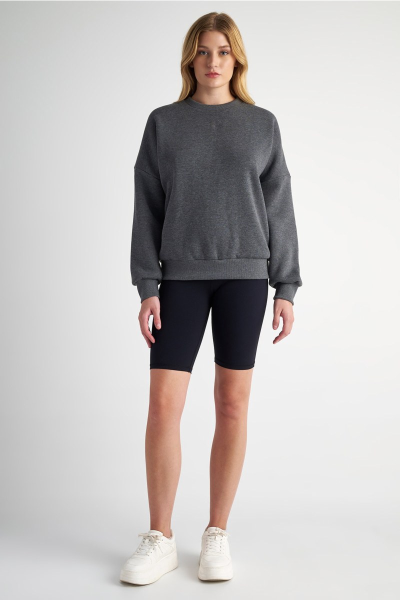 COTTON OVERSIZED SWEATSHIRT WITH LOGO DESIGN-23832121-212