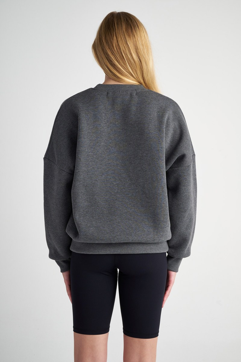 COTTON OVERSIZED SWEATSHIRT WITH LOGO DESIGN-23832121-212