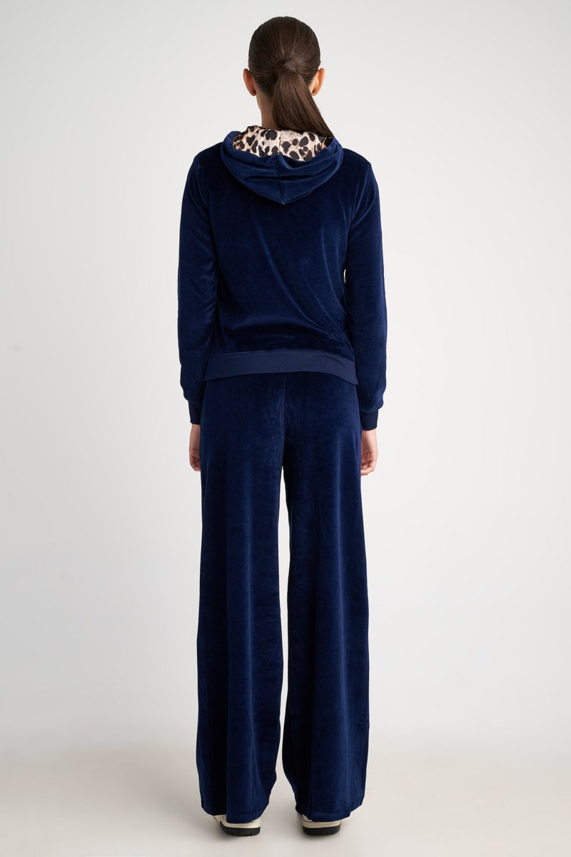 VELOUR JACKET IN LEOPARD PRINTED-23833009-974