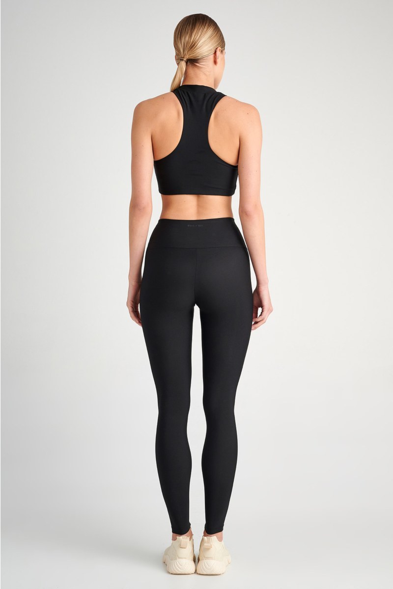 HIGH WAIST STRIPED SPORTS LEGGINGS-23845024-110