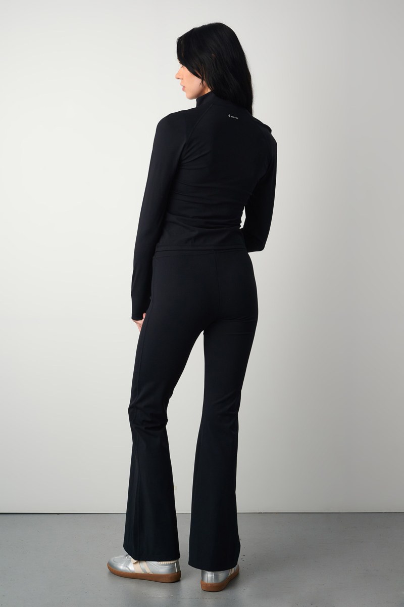 HIGH WAIST FLARED SPORTS LEGGINGS/PANTS-23861056-110