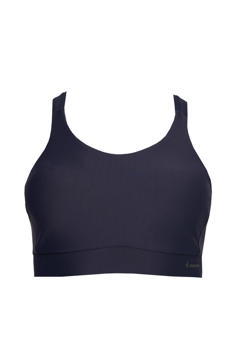 SATIN TOUCH SPORTS BRA WITH STRAPPY CROSSED BACK-23868007-920
