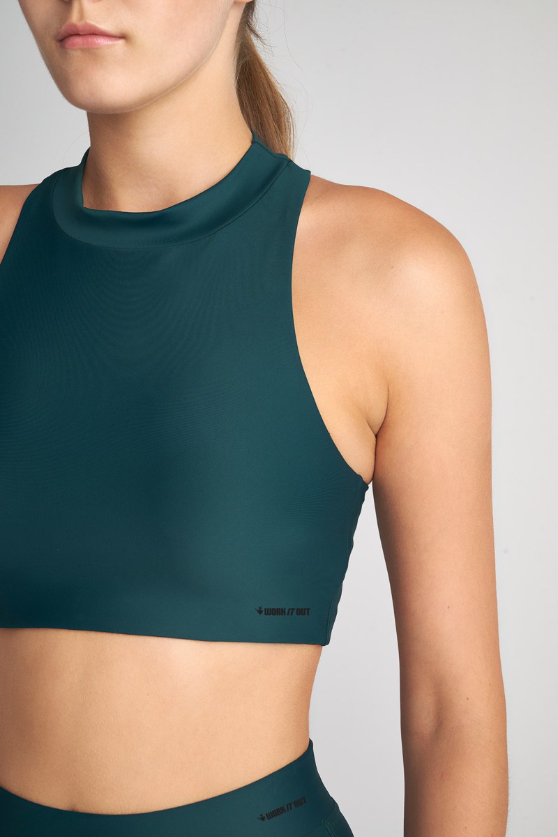 SLEEVELESS CROP TOP / SPORTS BRA-23868015-515