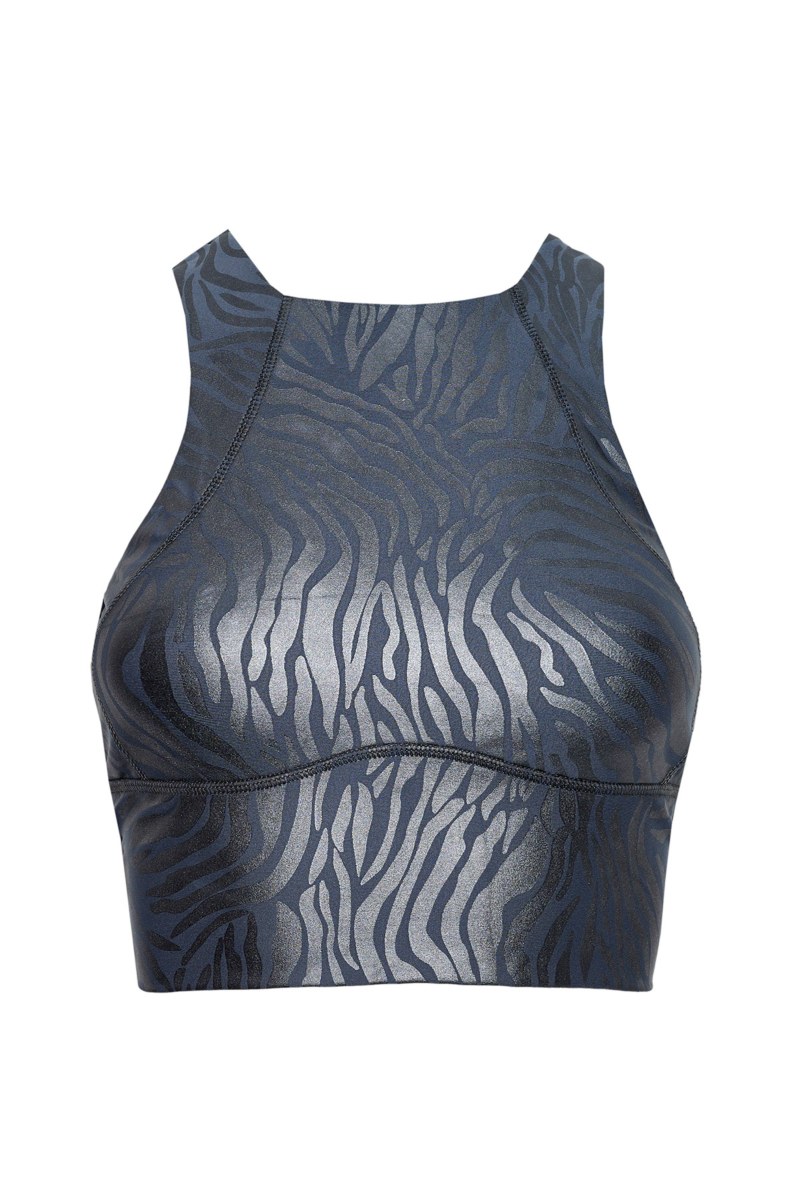 ZEBRA PRINTED CROP TOP / SPORTS BRA-23868018-202