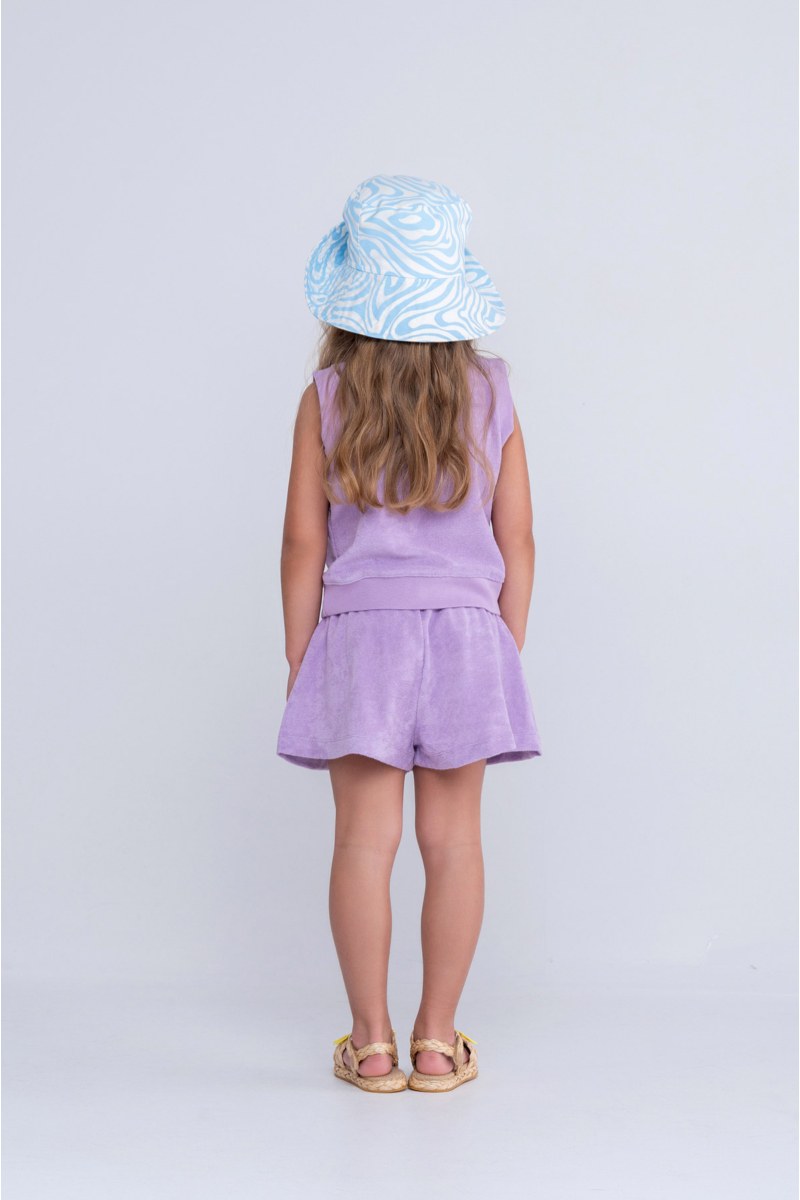 TERRY SHORTS IN LOOSE FIT FOR GIRLS-24610041-803