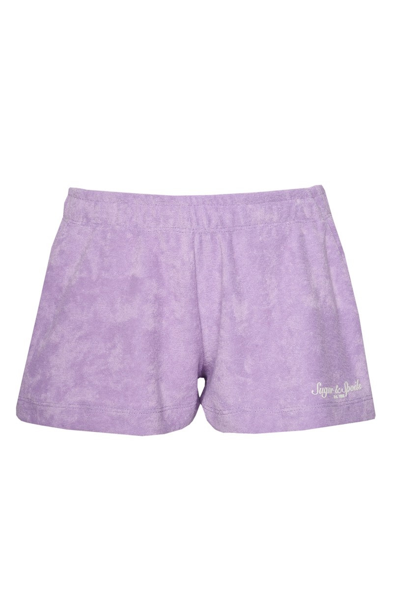 TERRY SHORTS IN LOOSE FIT FOR GIRLS-24610041-803