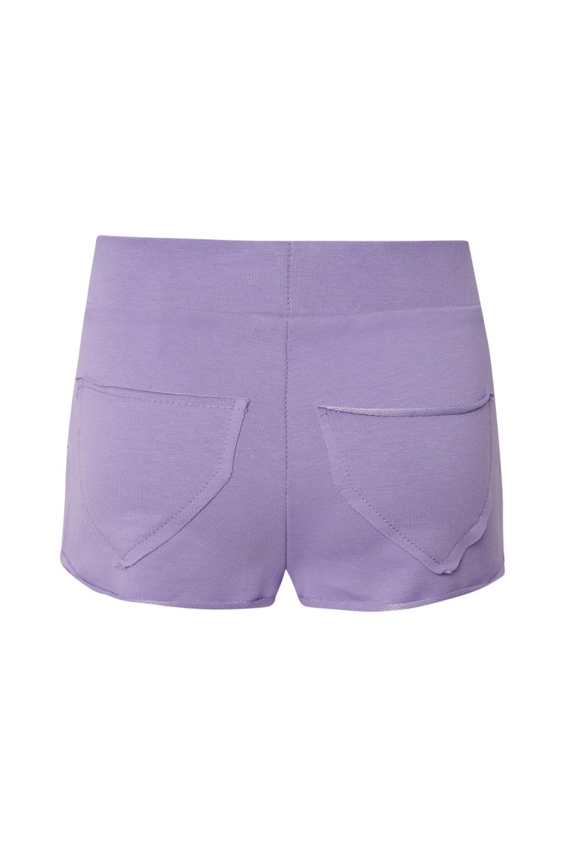 MONOCHROME COTTON SHORTS FOR GIRLS-24610135-812