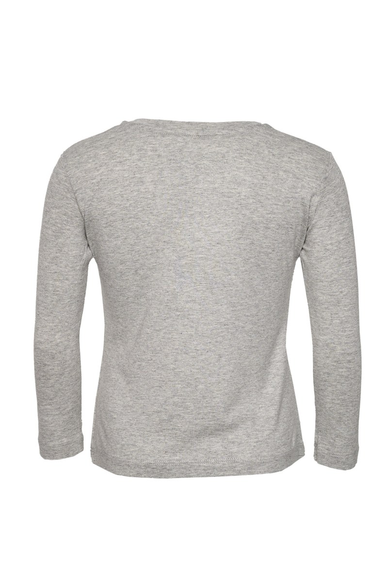 STRASS EMBELLISHED LONG SLEEVED TOP FOR GIRLS-24612012-210