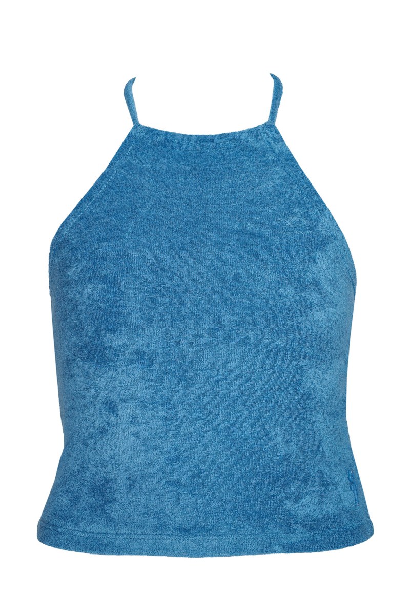 HALTERNECK TERRY TOP FOR GIRLS-24612103-423