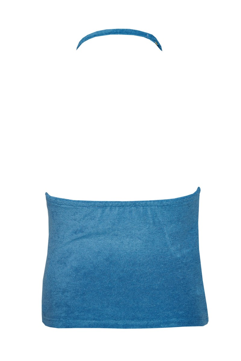 HALTERNECK TERRY TOP FOR GIRLS-24612103-423