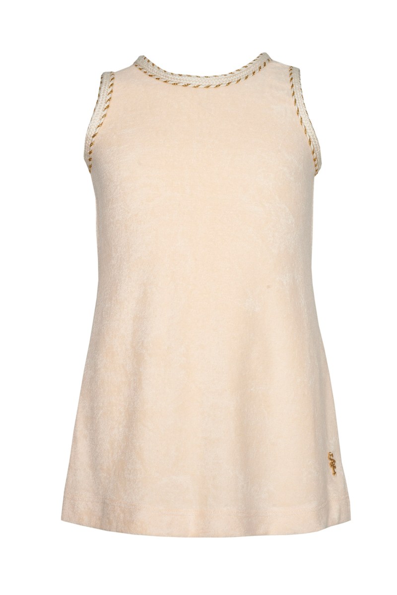 SLEEVELESS TERRY DRESS FOR GIRLS-24614085-108