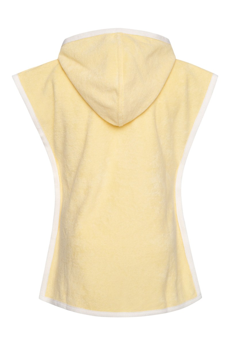 TERRY HOODIE PONCHO FOR GIRLS-24614087-948