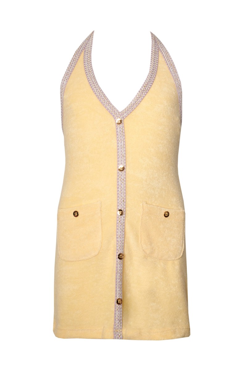 TERRY DRESS WITH CROCHET DETAILS FOR GIRLS-24614092-948