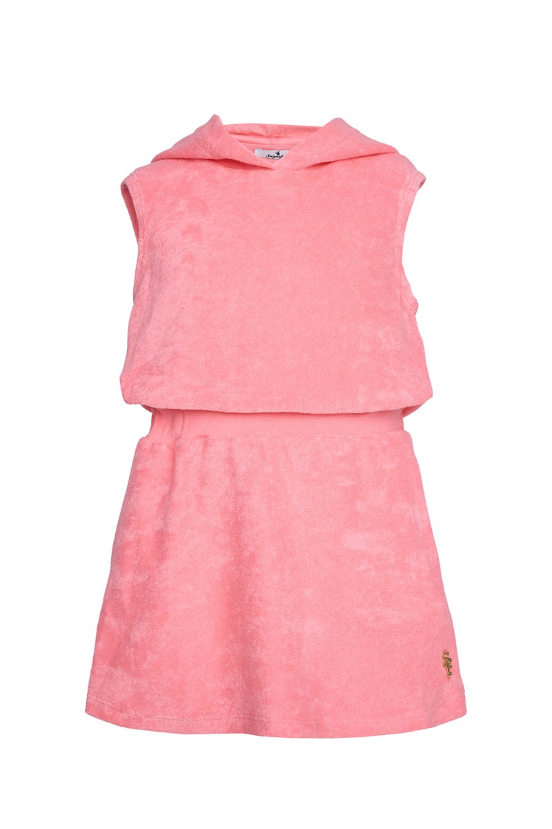 TERRY HOODIE MINI DRESS FOR GIRLS-24614131-722