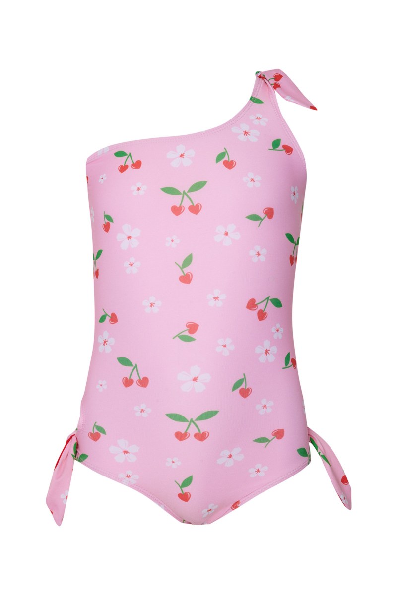 ONE SHOULDER ONEPIECE SWIMSUIT FOR GIRLS-24615060-712