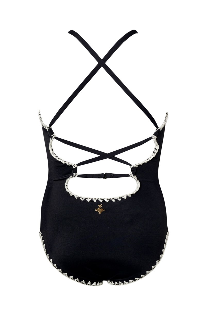 ONEPIECE SWIMSUIT WITH STRAPPY BACK FOR GIRLS-24615070-110